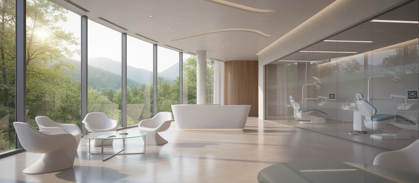 Oficina dental moderna con equipos profesionales